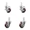 Service Caster 3.5 Inch Maroon Polyurethane Swivel 3/4 Inch Square Stem Caster Brakes SCC, 2PK SCC-SQ20S3514-PPUB-MRN-TLB-34-2-S-2 - alternate 1